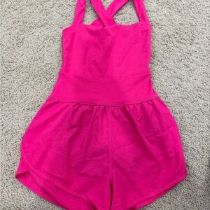 Amazon Hot Pink Women's Active Romper